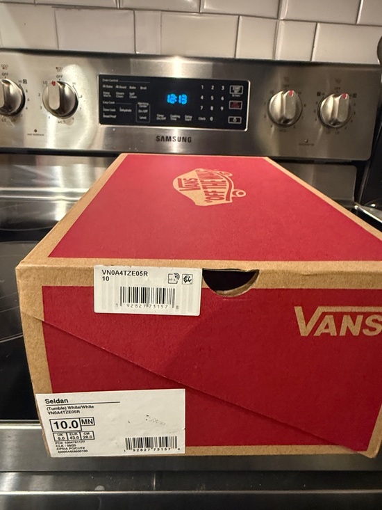 Vans Other - Vans Red and Kraft Cardboard Shoe Box